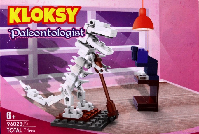 Klocki Kloksy Paleontolożka 84 el. [KLOCKI]