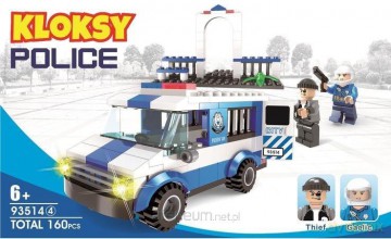 Klocki Kloksy Policja więźniarka 160 el. [KLOCKI]