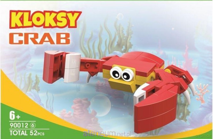 Klocki Kloksy Zwierzęta krab 52 el. [KLOCKI]