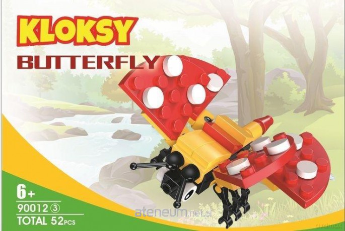 Klocki Kloksy Zwierzęta motyl [KLOCKI]