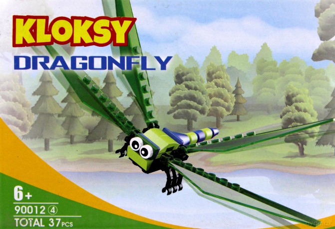 Klocki Kloksy Zwierzęta ważka 37 el. [KLOCKI]