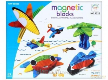 Klocki magnetyczne 24 el. [KLOCKI]