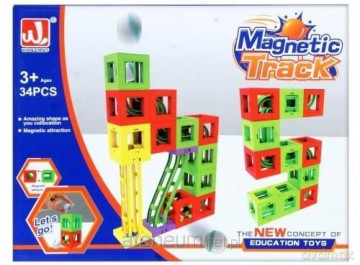 Klocki magnetyczne 34 el. [KLOCKI]