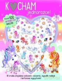 Kocham jednorożce - 100 wypukłych naklejek [KSIĄŻKA]