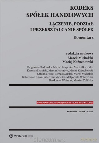 Kodeks spółek handlowych [KSIĄŻKA]
