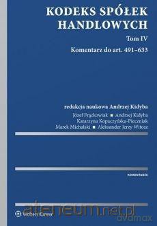 Kodeks spółek handlowych (Tom 4) [KSIĄŻKA]