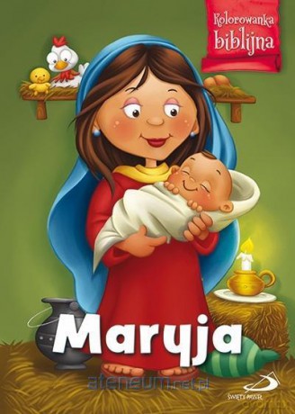 Kolorowanka biblijna Maryja [KSIĄŻKA]