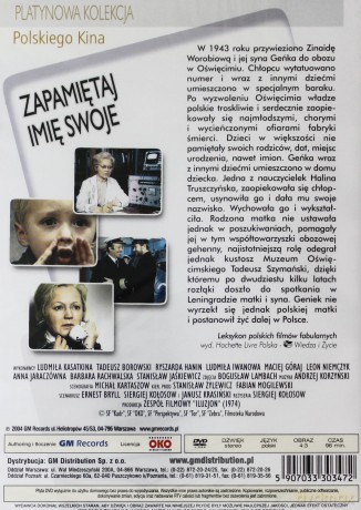 Zapamiętaj imię swoje [DVD]