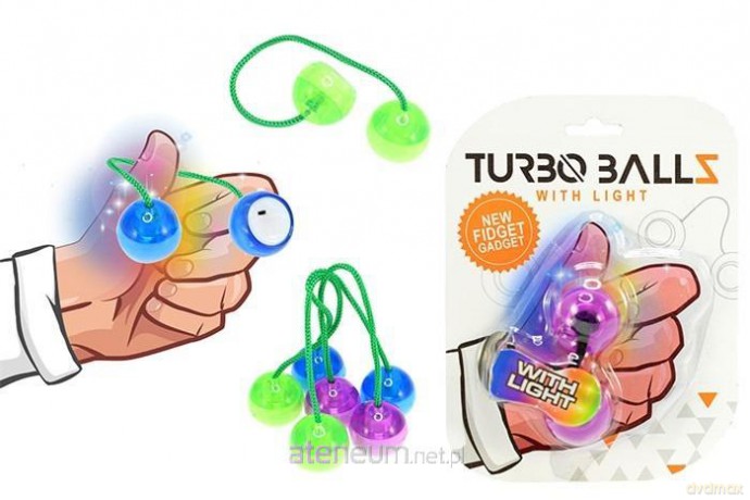 Kulki Turbo ze światłem, różne rodzaje