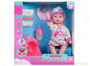 Lalka bobas 40 cm z akcesoriami
