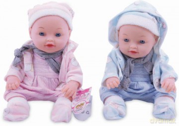 Lalka bobas mówiący i pachnący 30 cm zima
