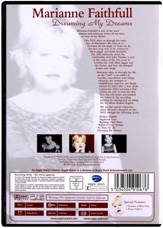 Marianne Faithfull: Dreaming My Dreams [DVD]