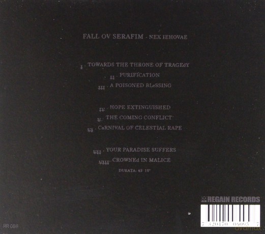 Fall Ov Serafim: Nex Iehovae [CD]