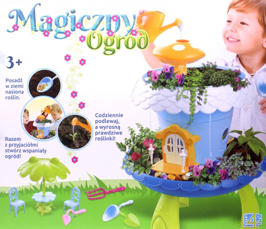 Magiczny ogród ze światłem i dźwiękiem