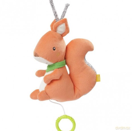 Maskotka z pozytywką Wiewiórka 21 cm