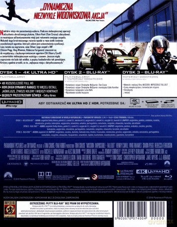 Mission: Impossible 6 - Fallout (steelbook) [Blu-Ray 4K]+[2xBlu-Ray]