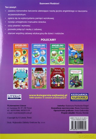 Angielski dla dzieci 6-8 lat Lato Nr 22 [KSIĄŻKA]