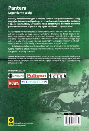 Pantera. Legendarny czołg - Thomas Anderson [KSIĄŻKA]