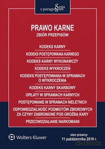 Prawo karne. Zbiór przepisów [KSIĄŻKA]
