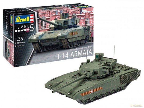 Model plastikowy Czołg rosyjski Armata T-14