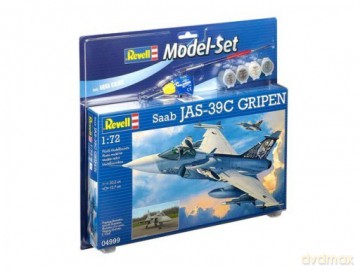 Model plastikowy Myśliwiec SAAB Jas 39C Gripen