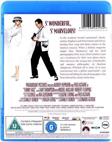 Funny Face (Zabawna Buzia) [Blu-Ray]