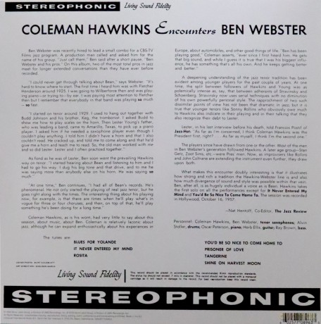 Coleman Hawkins & Ben Webster: Coleman Encounters Webster [Winyl]