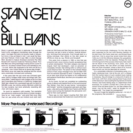 Bill Evans & Stan Getz: Stan Getz And Bill Evans [Winyl]