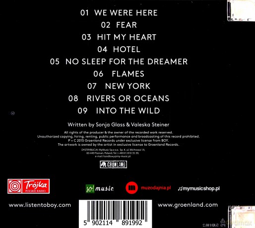 Boy: B2B My Music Pack 1 (We Were + Mutual Friends) [2CD]