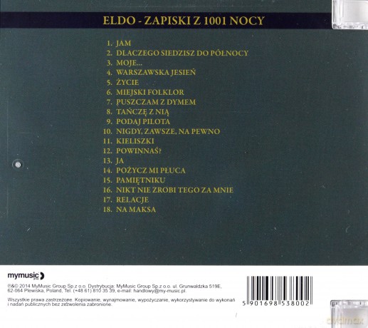 Eldo: B2B My Music Pack 4 (Nie pytaj o nią + Zapiski z 1001 nocy) [2CD]