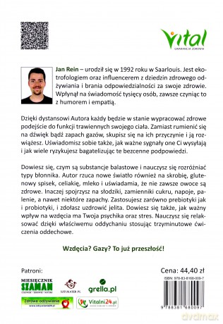 Bąkowe tabu. Dlaczego wzdęć nie wolno lekceważyć i jak się pozbyć gazów - Jan Rein [KSIĄŻKA]