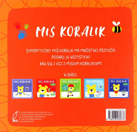 Miś Koralik. Stempelek [KSIĄŻKA]