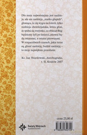 Nadzieja pozwala żyć - Jan Twardowski [KSIĄŻKA]