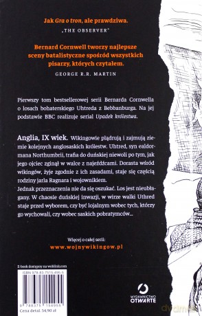 Ostatnie królestwo. Wojny Wikingów (Tom 1) - Bernard Cornwell [KSIĄŻKA]
