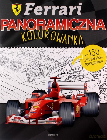 Ferrari. Panoramiczna kolorowanka [KSIĄŻKA]