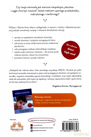 Twoje wymagające dziecko. High-need baby od narodzin do piątego roku życia - William Sears, Martha Sears [KSIĄŻKA]