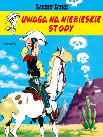 Uwaga na niebieskie stopy. Lucky Luke (Tom 10) - Morris [KSIĄŻKA]