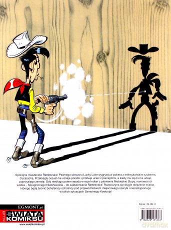 Uwaga na niebieskie stopy. Lucky Luke (Tom 10) - Morris [KSIĄŻKA]