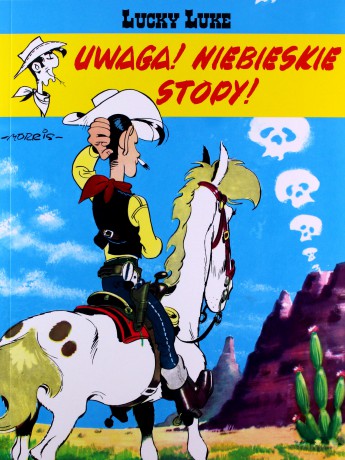 Uwaga na niebieskie stopy. Lucky Luke (Tom 10) - Morris [KSIĄŻKA]