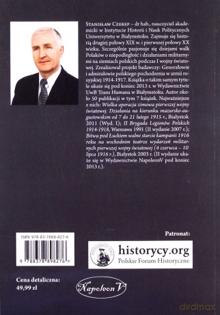 Wielka operacja zimowa Pierwszej Wojny Światowej - Stanisław Czerep [KSIĄŻKA]