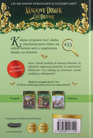 Wikingowie o wschodzie słońca. Magiczny domek na drzewie - Mary Pope Osborne [KSIĄŻKA]
