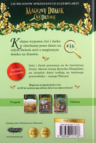 Wyzwanie na olimpiadzie. Magiczny domek na drzewie - Mary Pope Osborne [KSIĄŻKA]