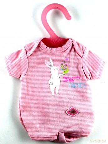 Body różowe do lalki 35-36 cm