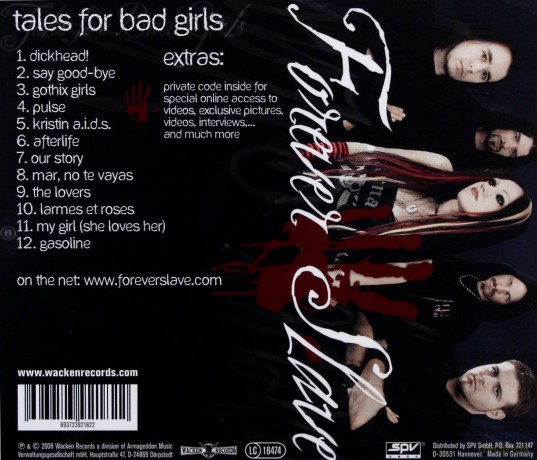 Forever Slave: Tales For Bad Girls [CD]