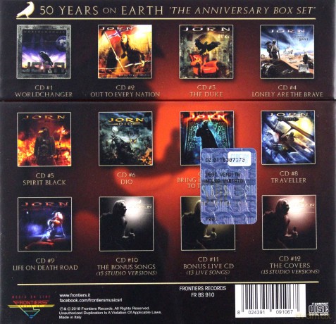 Jorn: 50 Years On Earth The Anniversary Box Set [BOX] [12CD]