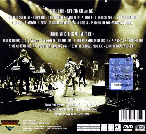 Alcatrazz: Parole Denied - Tokyo 2017 [2CD]+[DVD]