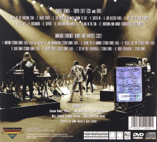 Alcatrazz: Parole Denied - Tokyo 2017 [2CD]+[DVD]