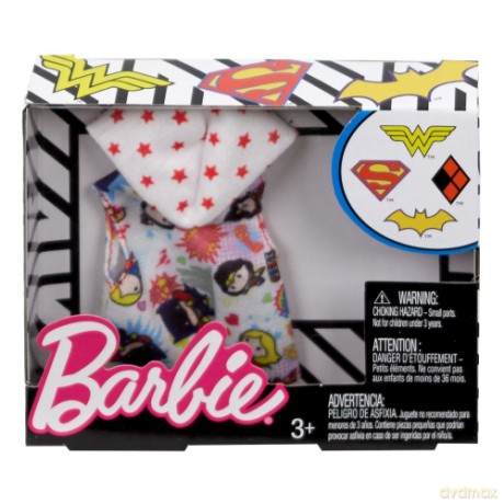 Barbie Ubranka z ulubieńcami Topy mix