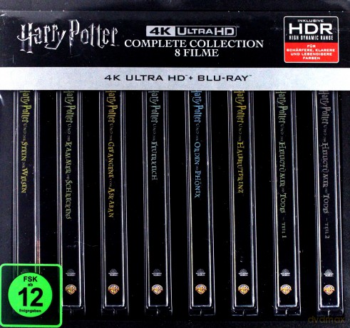 Harry Potter Complete Collection (steelbook) [8xBlu-Ray 4K]+[8xBlu-Ray]
