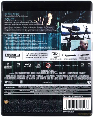 Matrix [Blu-Ray 4K]+[Blu-Ray]